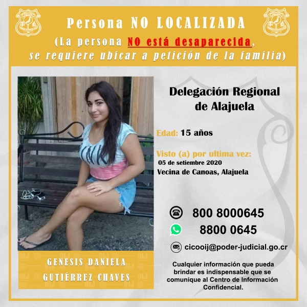 GENESIS DANIELA GUTIÉRREZ CHAVES